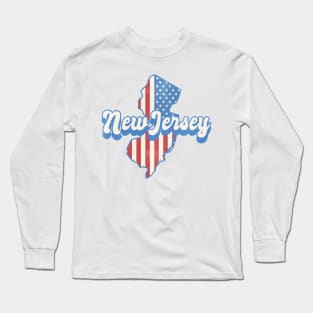 Patriotic New Jersey Long Sleeve T-Shirt